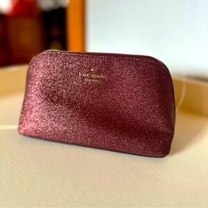 ✨Kate Spade ♠️ Glitter Cosmetic Bag✨